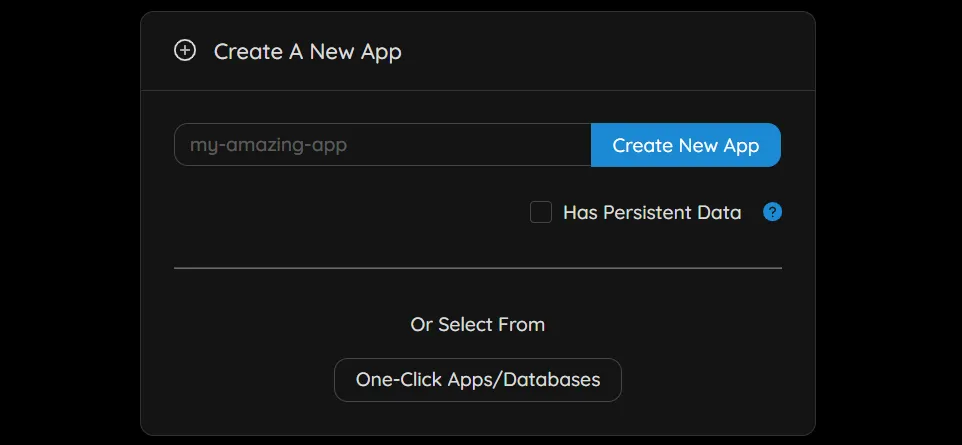 Setup One-Click-App